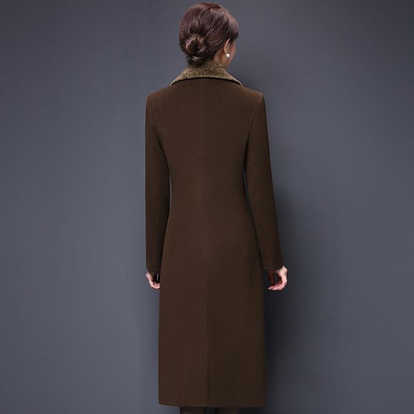 m-5xl new women wool blends coat winter fashion mother thicken cashmere collar long jacket warm slim outerwear female 201103, Black
m-5xl new women wool blends coat winter fashion mother thicken cashmere collar long jacket warm slim outerwear female 201103, Black