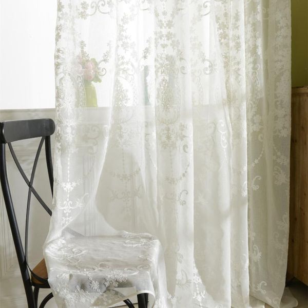 curtain & drapes european embroidered white tulle curtains for living room sheer voile lace window bedroom
curtain & drapes european embroidered white tulle curtains for living room sheer voile lace window bedroom