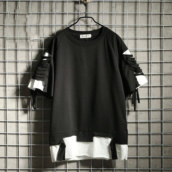 summer mens short sleeves hip hop t shirt man fashion cotton harajuku brand male hole t-shirt casual tshirt streetwear kg-347, White;black
summer mens short sleeves hip hop t shirt man fashion cotton harajuku brand male hole t-shirt casual tshirt streetwear kg-347, White;black