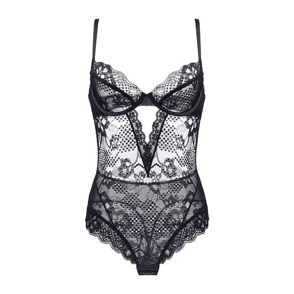 bodysuit for women unlined ultra-thin hollow out floral lace underwire jumpsuit women's lingerie, Red;black
bodysuit for women unlined ultra-thin hollow out floral lace underwire jumpsuit women's lingerie, Red;black
