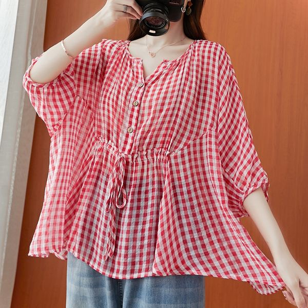 v-neck plaid 2020 new summer and korean large size v-neck plaid women 2020 new shirt summer and korean large size shirt women snetb, White
v-neck plaid 2020 new summer and korean large size v-neck plaid women 2020 new shirt summer and korean large size shirt women snetb, White