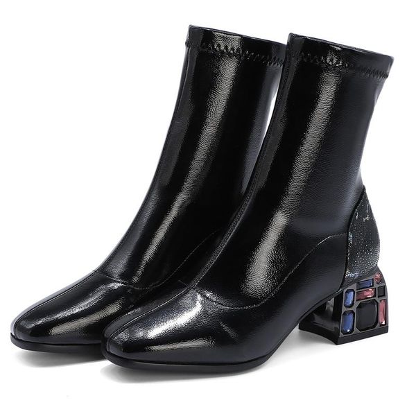 stretch ankle boots autumn winter women high strange style heel ladies shoes g286 woman black rhinestone colors square toe boots
stretch ankle boots autumn winter women high strange style heel ladies shoes g286 woman black rhinestone colors square toe boots