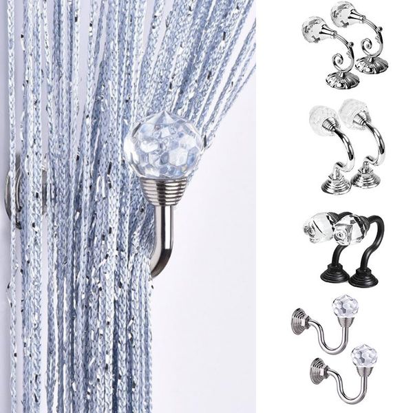 hooks & rails metal crystal wall tie back hook household curtain fixed hanger high-end british classic small multiple styles
hooks & rails metal crystal wall tie back hook household curtain fixed hanger high-end british classic small multiple styles