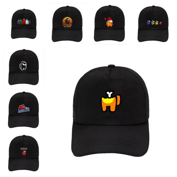 game among us ball cap all season baseball caps cute cartoon black peaked cap sunhat adjusted casquette men women visor hats, Black;white
game among us ball cap all season baseball caps cute cartoon black peaked cap sunhat adjusted casquette men women visor hats, Black;white