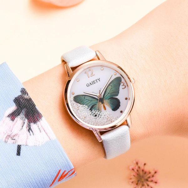 gaiety brand women watches luxury removable rhinestone butterfly watches ladies leather dress ladies wrist watches female clock, Slivery;brown
gaiety brand women watches luxury removable rhinestone butterfly watches ladies leather dress ladies wrist watches female clock, Slivery;brown