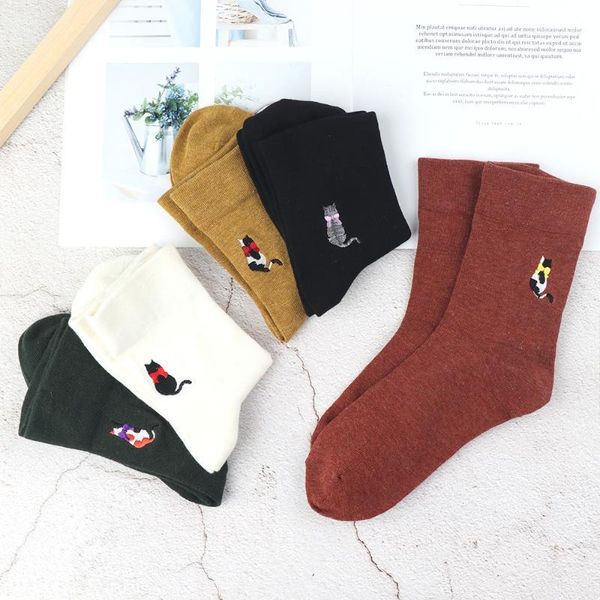 casual embroidery cat printed cotton socks meias mujer women sock harajuku for women soft autumn winter casual warm socks1, Black;white
casual embroidery cat printed cotton socks meias mujer women sock harajuku for women soft autumn winter casual warm socks1, Black;white