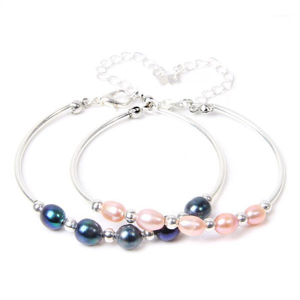 freshwater pearl bracelets for women s925 sterling silver color bracelets natural pearl bangle female bohemian fine jewelry gift1, Black
freshwater pearl bracelets for women s925 sterling silver color bracelets natural pearl bangle female bohemian fine jewelry gift1, Black