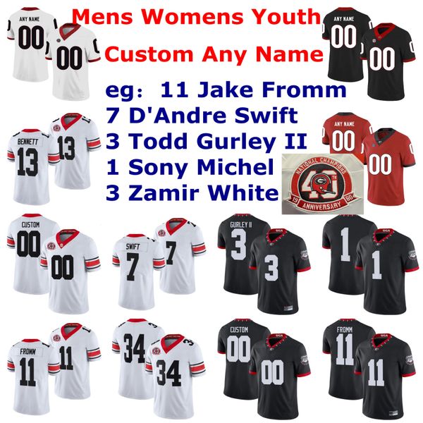 ncaa georgia bulldogs jerseys stetson bennett jersey george pickens zamir white jake fromm 40th college football jerseys customize womens, Black
ncaa georgia bulldogs jerseys stetson bennett jersey george pickens zamir white jake fromm 40th college football jerseys customize womens, Black
