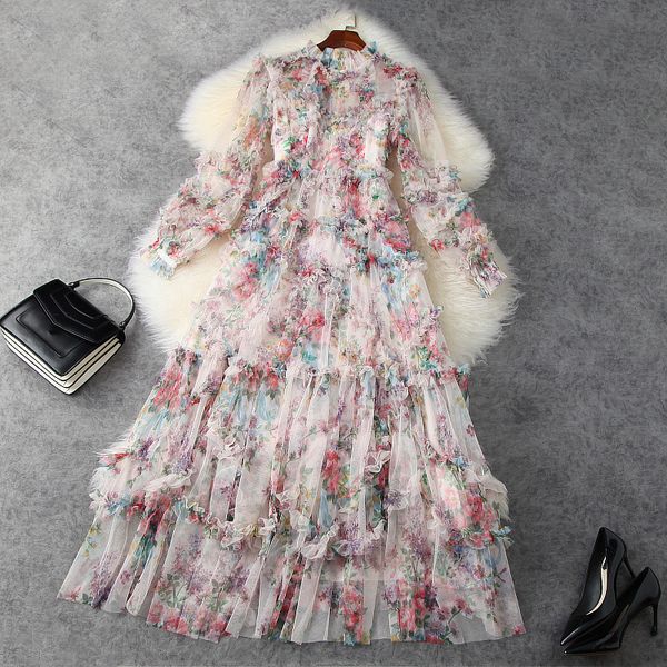 2021 spring long sleeve round neck black floral print tulle panelled long maxi dress elegant casual dresses lj2011806, Black;gray
2021 spring long sleeve round neck black floral print tulle panelled long maxi dress elegant casual dresses lj2011806, Black;gray