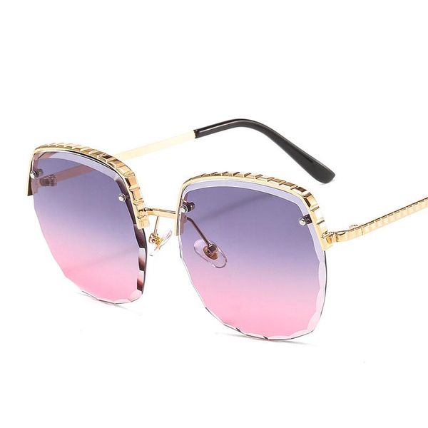 sunglasses veshion square rimless luxury men women fashion uv400 glasses, White;black
sunglasses veshion square rimless luxury men women fashion uv400 glasses, White;black
