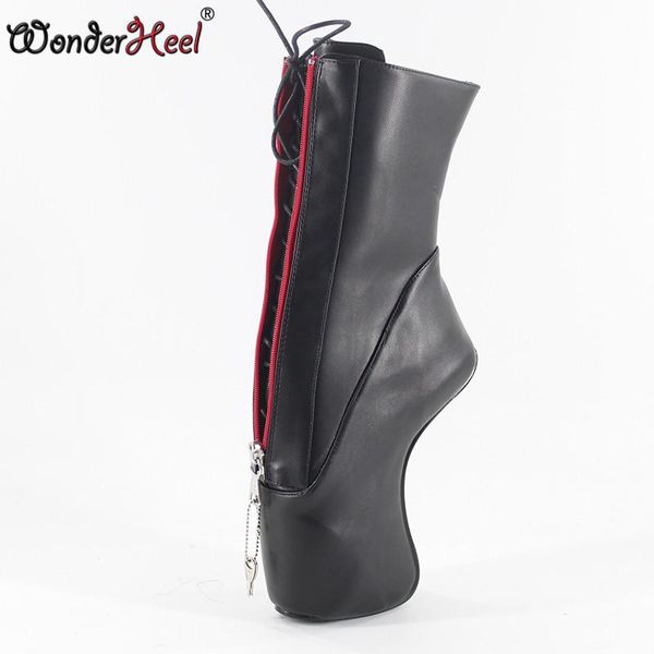 boots wonderheel super high heel " wedges ykk locked zipper matte black fetish lace up curved ankle ballet
boots wonderheel super high heel " wedges ykk locked zipper matte black fetish lace up curved ankle ballet