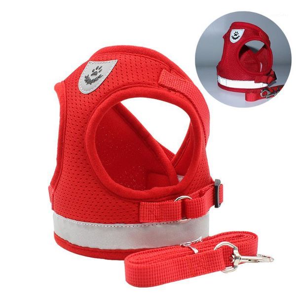 dog collars & leashes soft mesh harness leash set reflective safety pet puppy walking training vest lead rope for small medium dogs cats1
dog collars & leashes soft mesh harness leash set reflective safety pet puppy walking training vest lead rope for small medium dogs cats1