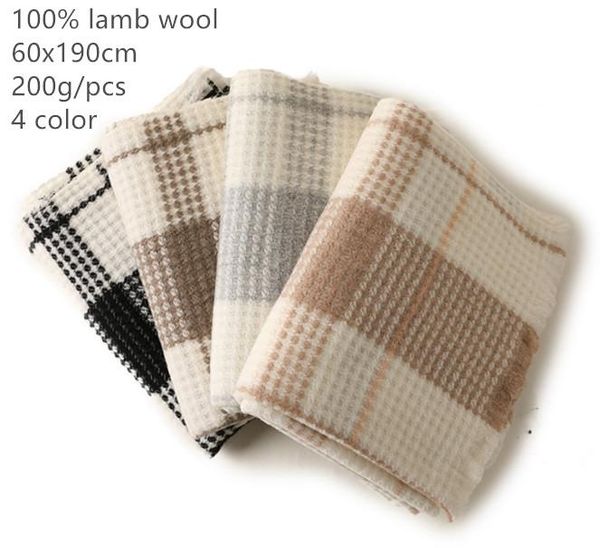 scarves naizaiga 100% lamb wool plaid women winter warm shawl wrap ,sn225, Blue;gray 
scarves naizaiga 100% lamb wool plaid women winter warm shawl wrap ,sn225, Blue;gray