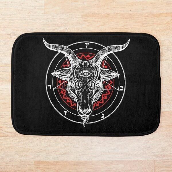 satanic goat baphomet circle satan symbol lucifer devil bath mat bathroom bath mat set mirrofiber cartoon rug set1
satanic goat baphomet circle satan symbol lucifer devil bath mat bathroom bath mat set mirrofiber cartoon rug set1