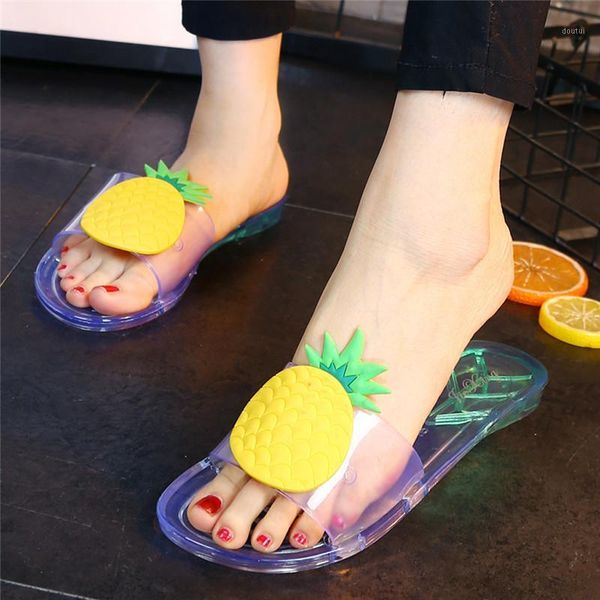 slippers women's fruit style beach light translucent non-slip household women zapatos1, Black
slippers women's fruit style beach light translucent non-slip household women zapatos1, Black