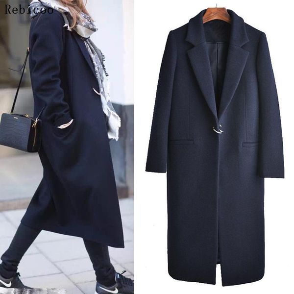 autumn and winter new women's korean slim was thin pure color long-sleeved temperament medium-long section casual woolen coat, Tan;black
autumn and winter new women's korean slim was thin pure color long-sleeved temperament medium-long section casual woolen coat, Tan;black