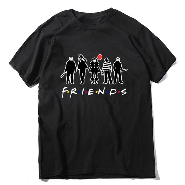 sport horror friends pennywise michael myers jason voorhees halloween gift men t-shirt couple cotton t-shirt
sport horror friends pennywise michael myers jason voorhees halloween gift men t-shirt couple cotton t-shirt