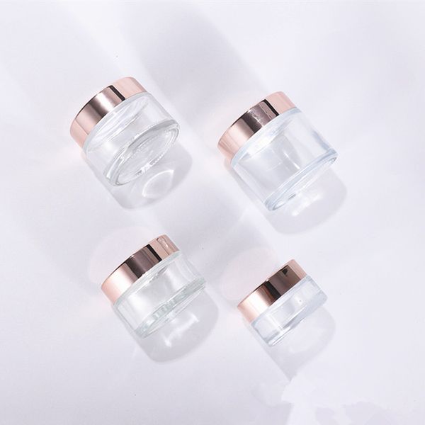 dhgate 5g 10g 15g 20g 30g 50g 60g 100g transparent glass body butter container face cream jars with shinny rose gold lid, airtight glass com
dhgate 5g 10g 15g 20g 30g 50g 60g 100g transparent glass body butter container face cream jars with shinny rose gold lid, airtight glass com