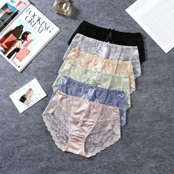 solid color lace women's underwear lace transparent cotton underpants large volume discount, Black;pink
solid color lace women's underwear lace transparent cotton underpants large volume discount, Black;pink