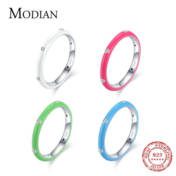modian 2021 real 925 sterling silver rainbow cz simple fashion finger ring stackable enamel rings for women brand fine jewelry fashion desig
modian 2021 real 925 sterling silver rainbow cz simple fashion finger ring stackable enamel rings for women brand fine jewelry fashion desig