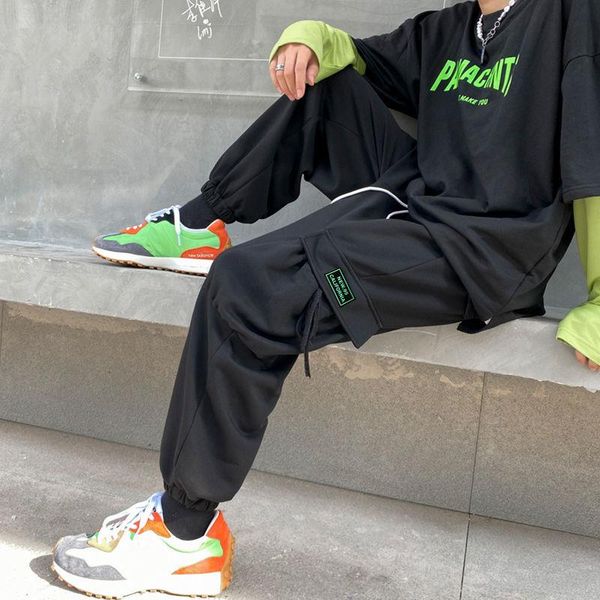 men's pants autumn winter ins brand all-match loose sports wide-leg casual footwear overalls korean trendy sweatpants 2021, Black
men's pants autumn winter ins brand all-match loose sports wide-leg casual footwear overalls korean trendy sweatpants 2021, Black