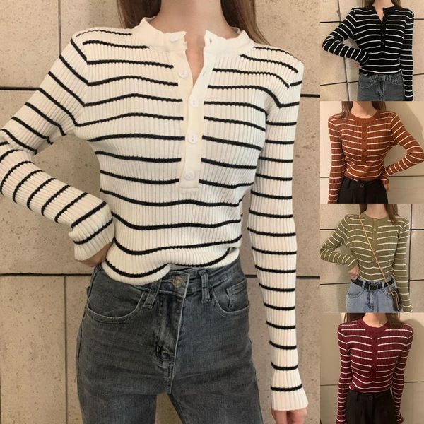 buttons stripes knitwear long sleeve pullovers ribbed crop v neck korean style slim women casual autumn 90s blouse 2021, White;black
buttons stripes knitwear long sleeve pullovers ribbed crop v neck korean style slim women casual autumn 90s blouse 2021, White;black