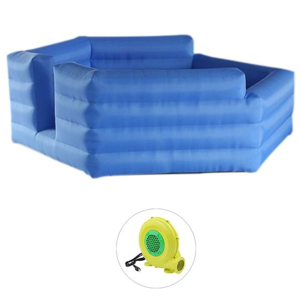 pvc 20ft inflatable gaga ball pit deep blue gagaball court with electric air blower for outdoor indoor family school activity games play fun
pvc 20ft inflatable gaga ball pit deep blue gagaball court with electric air blower for outdoor indoor family school activity games play fun