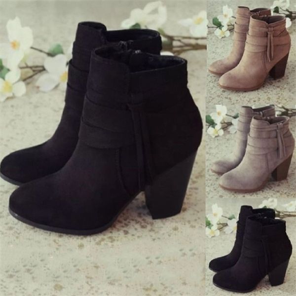winter fashion suede leather high heel ladies shoes ankle for women black boots c0129
winter fashion suede leather high heel ladies shoes ankle for women black boots c0129