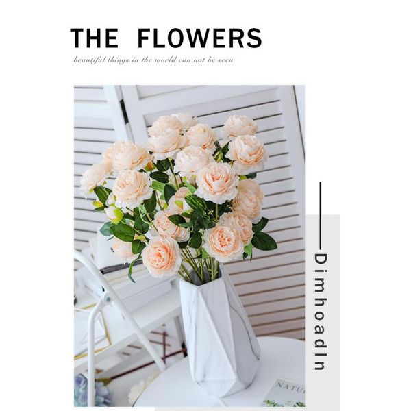 3 heads 1pc peony artificial flower fake flowers bouquet branch pink white for home decor house wedding decoration indoo sqctgg
3 heads 1pc peony artificial flower fake flowers bouquet branch pink white for home decor house wedding decoration indoo sqctgg