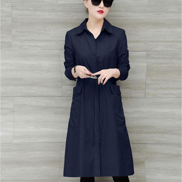 female trench coat spring and autumn new mid-length loose thin section women windbreaker long sleeve lace up single-breasted a611, Tan;black
female trench coat spring and autumn new mid-length loose thin section women windbreaker long sleeve lace up single-breasted a611, Tan;black