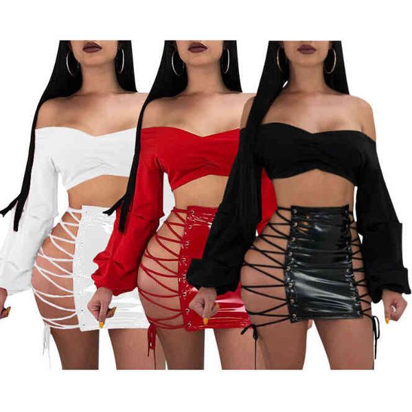 dresses casual spring summer pu leather skirt women cross lace up split pencil skirts mini dress vd65, Black;gray
dresses casual spring summer pu leather skirt women cross lace up split pencil skirts mini dress vd65, Black;gray