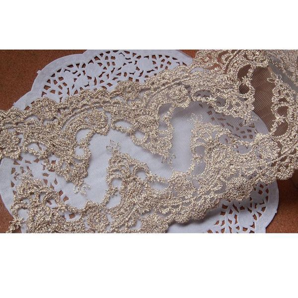 new 5.1inch 13cm 1yards/lot gold thread embroidered lace trims lace fabric bride applique crafts sew hair accessor jllkyi
new 5.1inch 13cm 1yards/lot gold thread embroidered lace trims lace fabric bride applique crafts sew hair accessor jllkyi