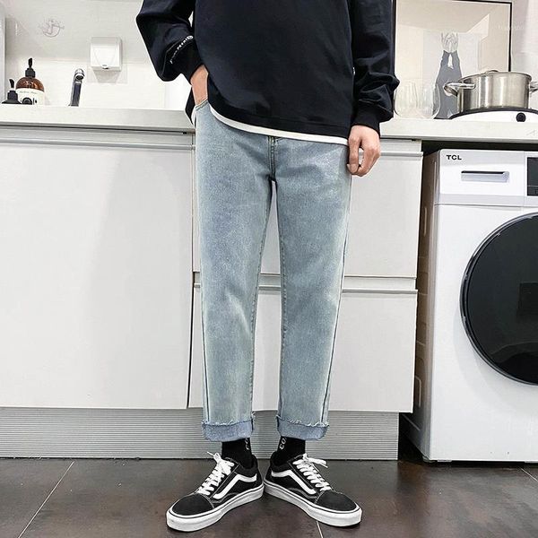 2020 summer loose straight nine-points pants men's jeans plus size slim cotton mens casual denim pants pantaloni uomo jeans1, Blue
2020 summer loose straight nine-points pants men's jeans plus size slim cotton mens casual denim pants pantaloni uomo jeans1, Blue