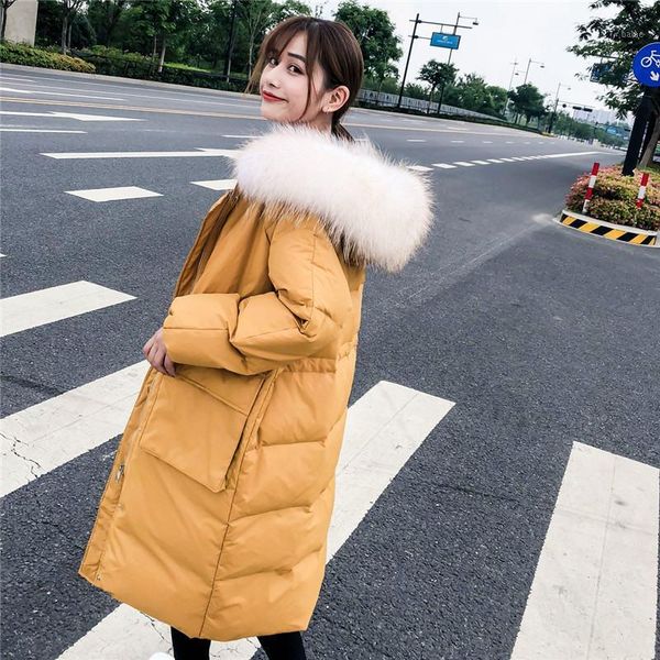 2019 new winter women big real fur collar hooded coats ladies thicken white duck down jacket female casual loose down parka c1231, Black
2019 new winter women big real fur collar hooded coats ladies thicken white duck down jacket female casual loose down parka c1231, Black