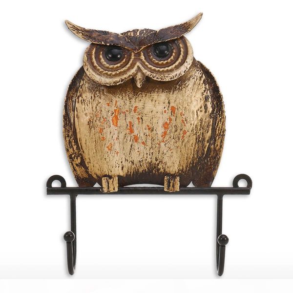 iron owl wall hook rustic metal decorative vintage coat hat key holder hook wall mounted hanger for kitchen wall housekeeper
iron owl wall hook rustic metal decorative vintage coat hat key holder hook wall mounted hanger for kitchen wall housekeeper