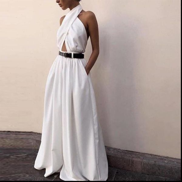 wide leg pants womens backless halter hollow out criss cross white jumpuits rompers woman fashion long trousers flare pant, Black;white
wide leg pants womens backless halter hollow out criss cross white jumpuits rompers woman fashion long trousers flare pant, Black;white