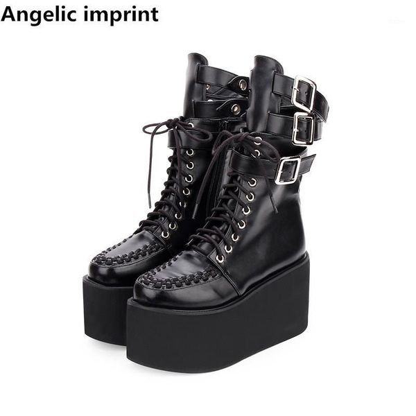 angelic imprint new mori girl women motorcycle punk boots lady lolita shoes woman princess high heels dress pumps buckles 33-471, Black
angelic imprint new mori girl women motorcycle punk boots lady lolita shoes woman princess high heels dress pumps buckles 33-471, Black