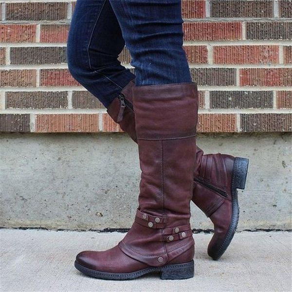 women knee high boots ladies chaussure gladiator vintage pu leather low heels winter autumn shoes woman zapatos mujer sapatoh314, Black
women knee high boots ladies chaussure gladiator vintage pu leather low heels winter autumn shoes woman zapatos mujer sapatoh314, Black