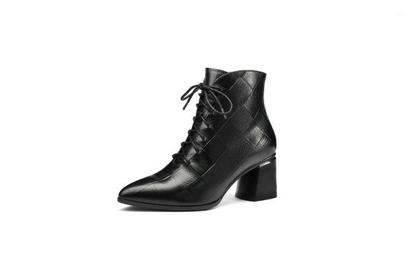 women ankle boots pointed toe 6cm high heels slip on western boots genuine leather cowboy for women short1, Black
women ankle boots pointed toe 6cm high heels slip on western boots genuine leather cowboy for women short1, Black