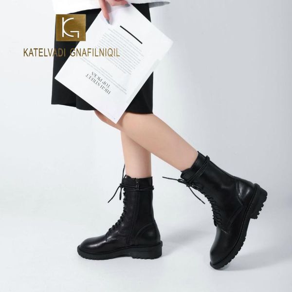katelvadi real leather women winter no plush fur ankle boots thick bottom casual shoes women daily boot size 35-39 ylt-003, Black
katelvadi real leather women winter no plush fur ankle boots thick bottom casual shoes women daily boot size 35-39 ylt-003, Black