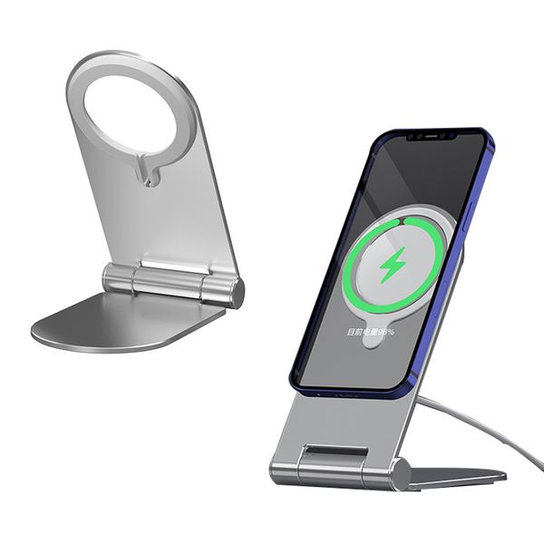 aluminum alloy folding holder wireless charging mount for iphone 12 pro max 12 12 mini 360 degree 15w magnetic charger deskbracket
aluminum alloy folding holder wireless charging mount for iphone 12 pro max 12 12 mini 360 degree 15w magnetic charger deskbracket