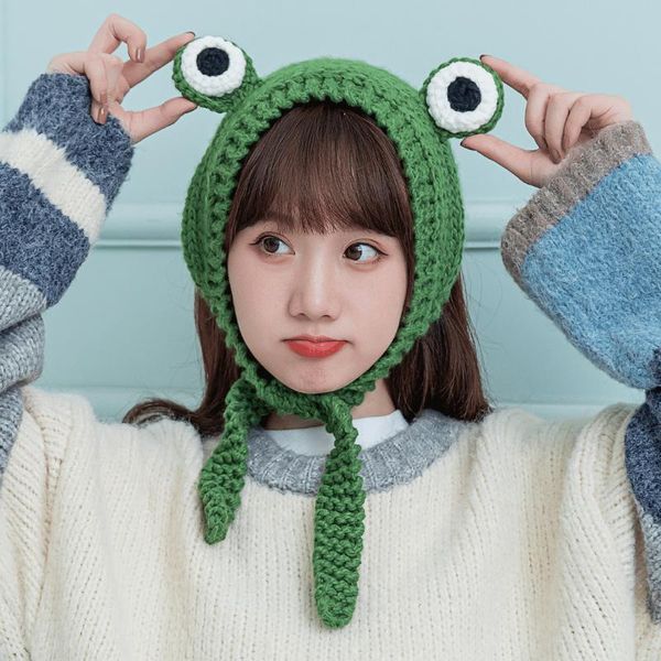 beanie/skull caps cartoon bear cute frog hat cosplay wool cap girl autumn winter knitted, Blue;gray
beanie/skull caps cartoon bear cute frog hat cosplay wool cap girl autumn winter knitted, Blue;gray