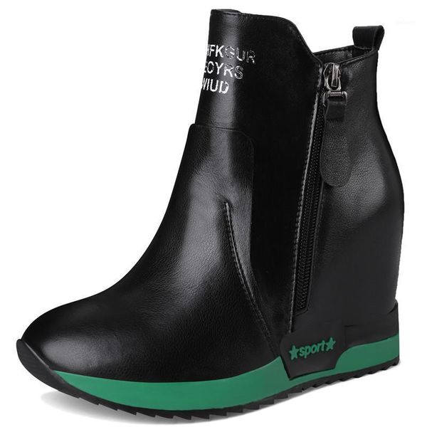 boots autumn winter women platform short thick-soled 10cm wedge lace up genuine leather high heel platform1, Black
boots autumn winter women platform short thick-soled 10cm wedge lace up genuine leather high heel platform1, Black