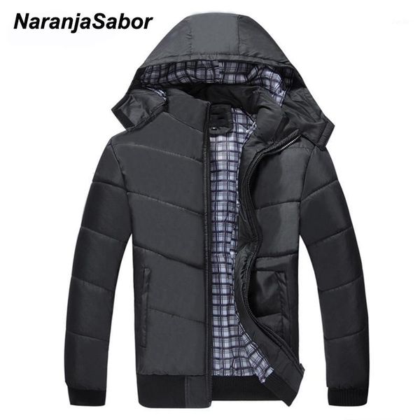 naranjasabor new men's winter jacket mens hooded loose casual coat thick warm outwear windproof male brand clothing m~4xl n5821, Black
naranjasabor new men's winter jacket mens hooded loose casual coat thick warm outwear windproof male brand clothing m~4xl n5821, Black