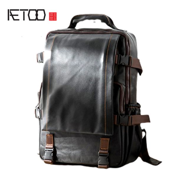 hbp aetoo leather shoulder bag, male trend computer bag, vintage handmade head-layer cowhide backpack, travel bag
hbp aetoo leather shoulder bag, male trend computer bag, vintage handmade head-layer cowhide backpack, travel bag