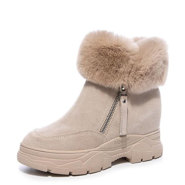 2020 new fashion winter thick-soled snow boots warm and velvet thick women's boots, Black
2020 new fashion winter thick-soled snow boots warm and velvet thick women's boots, Black