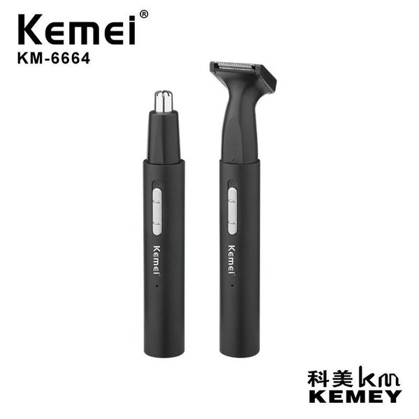 kemei men's nose hair shaver combo km-6664 replaceable blade portable shaving trimmer usb charging
kemei men's nose hair shaver combo km-6664 replaceable blade portable shaving trimmer usb charging