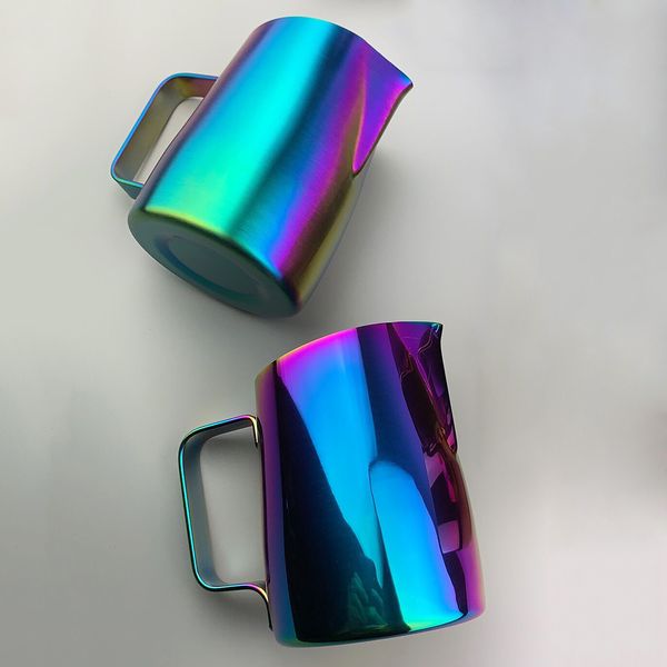 450ml stainless steel milk mugs espresso coffee pitcher barista craft frothing jug q0109
450ml stainless steel milk mugs espresso coffee pitcher barista craft frothing jug q0109