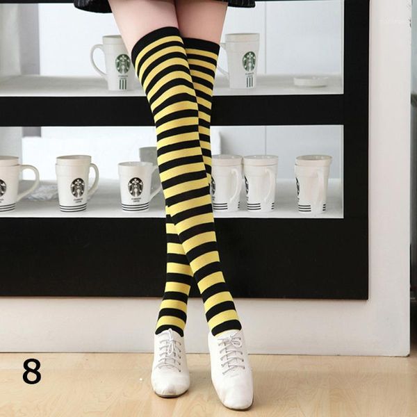 women fashion stockings girls new striped knee socks sweet lovely long thigh high cotton socks female colorful warm medias1, Black;white
women fashion stockings girls new striped knee socks sweet lovely long thigh high cotton socks female colorful warm medias1, Black;white