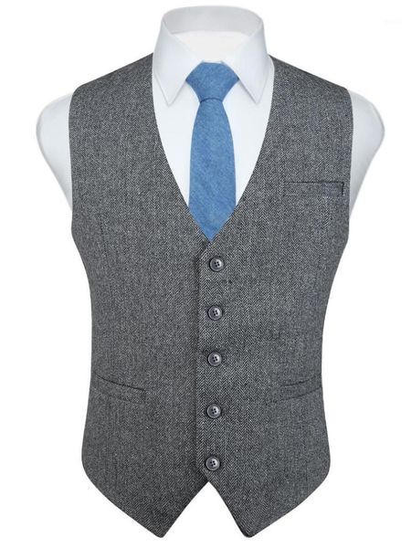 men's vests fashion men's herringbone tweed business suits vest slim fit fullback wool blend dress waistcoat for suit or tuxedo1, Black;white
men's vests fashion men's herringbone tweed business suits vest slim fit fullback wool blend dress waistcoat for suit or tuxedo1, Black;white